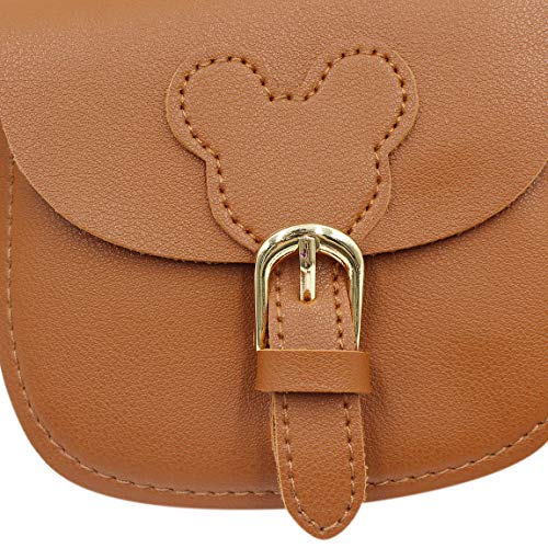 ANKOMINA Little Girls Purse Cute Leather Crossbody Bag Mini Shoulder Bag for Kids,Toddler