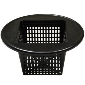 (5) 6″ square wide lip bucket basket lids