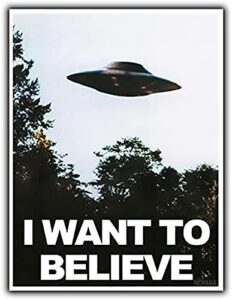bestwd x files i want to believe ufo metal sign wall plaque metal man cave