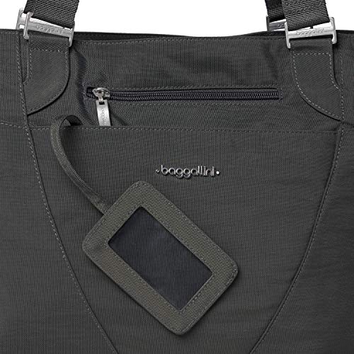 Baggallini womens Travel Avenue Tote, Charcoal, One Size US