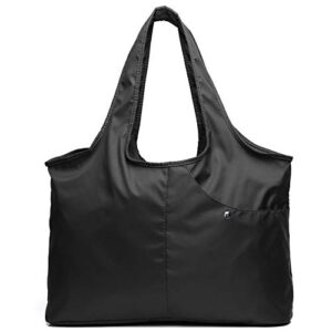 volganik rock women fashion large tote shoulder handbag waterproof tote beach bag multi-function nylon travel shoulder