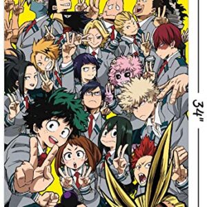 Trends International My Hero Academia - Selfie Wall Poster, 22.375" x 34", Unframed Version,Bedroom