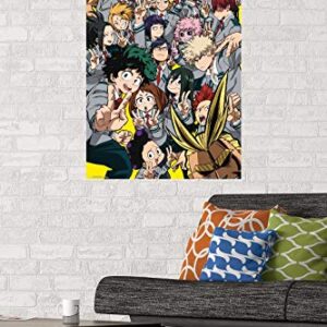 Trends International My Hero Academia - Selfie Wall Poster, 22.375" x 34", Unframed Version,Bedroom