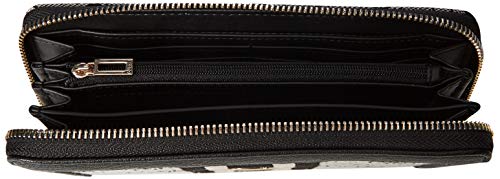 GUESS Vintage Large Zip Around Wallet, Black