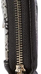 GUESS Vintage Large Zip Around Wallet, Black