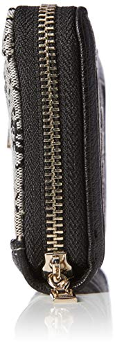 GUESS Vintage Large Zip Around Wallet, Black