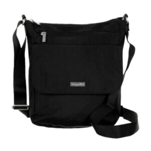 baggallini town bagg special edition crossbody/shoulder bag black