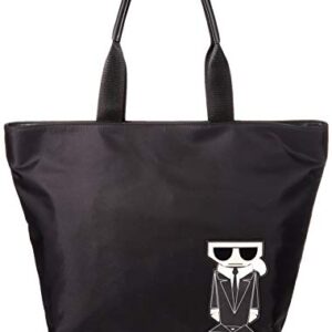 Karl Lagerfeld Paris womens Amour Tote, Black Multi, One Size US