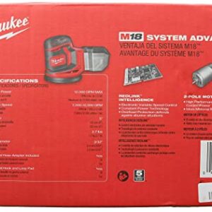 Milwaukee Electric Tools 2648-20 M18 Random Orbit Sander