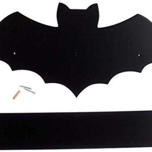 Sourpuss Bat Shelf Black