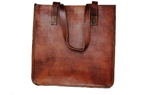 Leather Vintage Gypsy bag Vintage tote bag shoulder bag Women leather top handlebags Leather bags for women