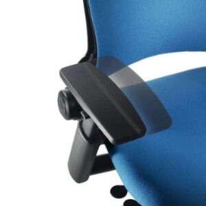 Steelcase Leap Office Chair, Black Frame and Buzz2 Navy Fabric