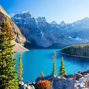 Moraine Lake Banff National Park Lake Louise Alberta Canada Photo Photograph Cool Wall Decor Art Print Poster 36x24