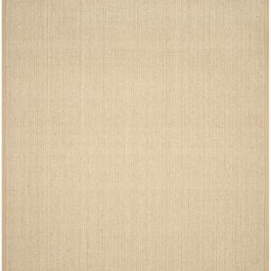 SAFAVIEH Natural Fiber Collection 9' x 12' Beige NF475B Premium Sisal Area Rug