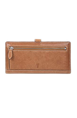 Frye womens Reed Slim Wallet, Tan, One Size US