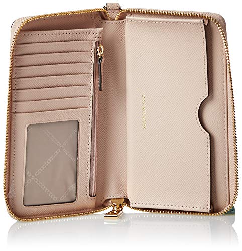 Michael Kors Jet Set Travel Large Flat Multifunction Women's Leather Phone Case Soft Pink One Size