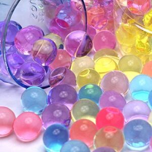 MarvelBeads Water Beads Non-Toxic (Half Pound Refill) Rainbow Mix for Sensory Play, Spa Refill, Toys and Décor, Marble Sized