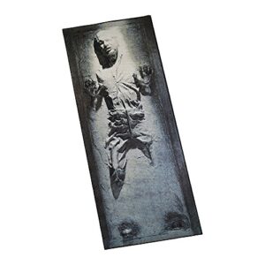 star wars han solo in carbonite area rug for living room | 32 x 72 inches