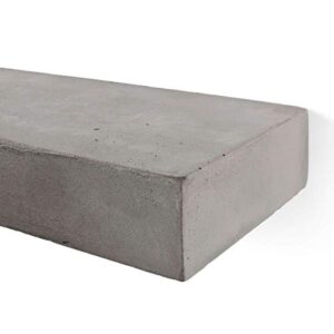 Lyon Béton Sliced L Shelf - Concrete