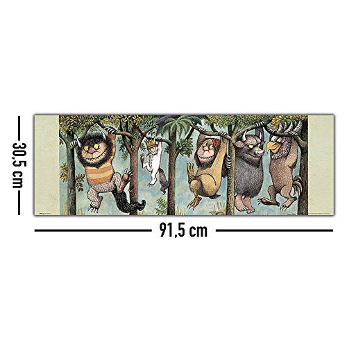 Close Up Where The Wild Things are Poster (36"x12")