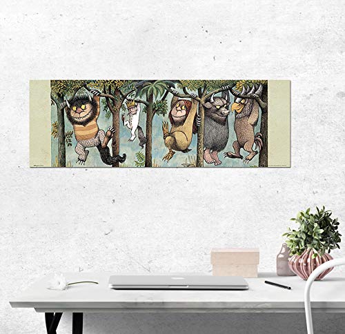 Close Up Where The Wild Things are Poster (36"x12")