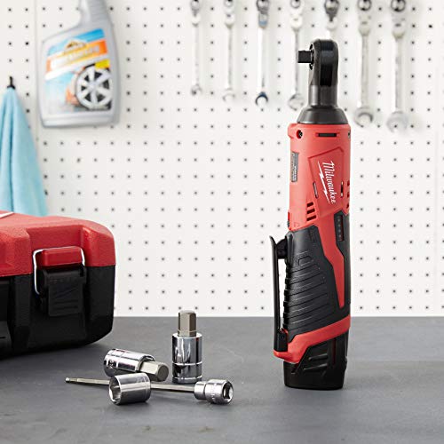 Milwaukee 2457-20 M12 Cordless 3/8" Sub-Compact 35 ft-Lbs 250 RPM Ratchet w/ Variable Speed Trigger