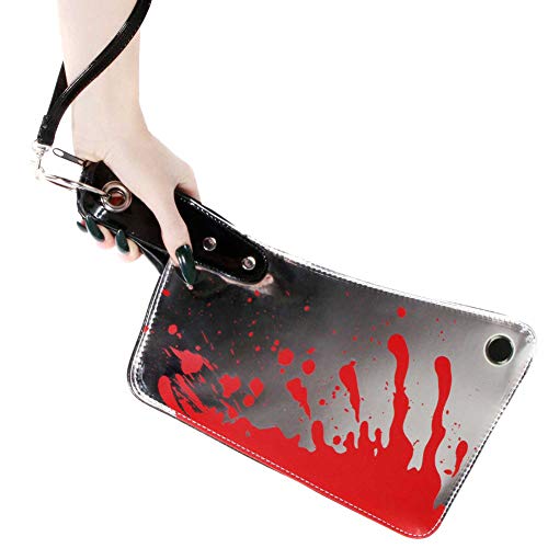 kreepsville 666 Cleaver Clutch Bag Metallic