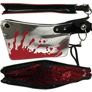 kreepsville 666 Cleaver Clutch Bag Metallic