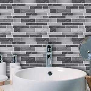 Art3d 10-Sheet Self-Adhesive Tile Backsplash for Kitchen, Vinyl Decorative Tiles, 12"x12"