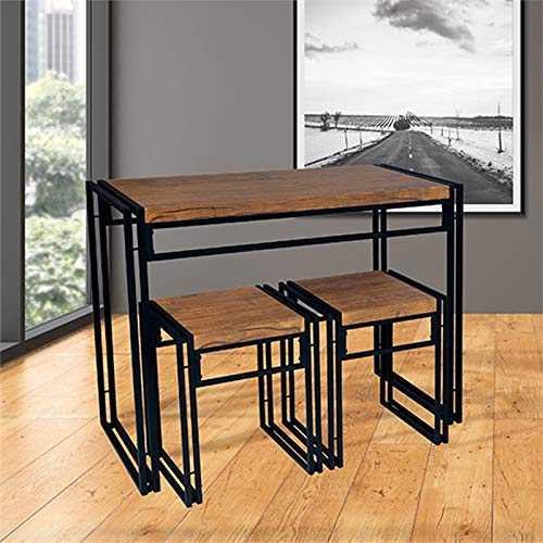 Atlantic Dining Table Set Black