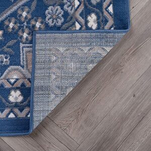 Universal Rugs Logan Area Rug 5' x 7' Navy