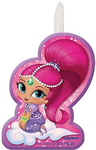 Amscan Shimmer and Shine Happy Birthday Candle Sets (4 ct) One Size, Multicolor 170332