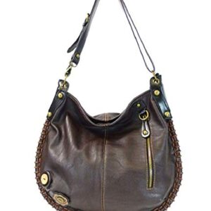 Chala Purse Handbag Hobo Cross Body Convertible Chocolate Guitar Bag