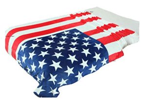 king’s deal- bed blanket :79 inch x 59 inch super soft warm air conditioning throw blanket for bedroom living rooms sofa,oversized travel throw cover air conditioned room blanket(usa flag1)
