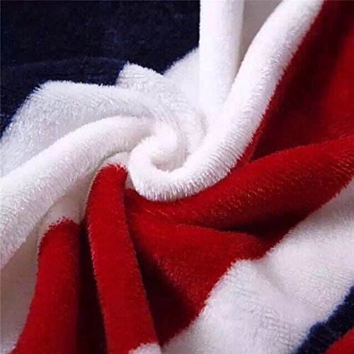 king's deal- Bed Blanket :79 inch x 59 inch Super Soft Warm Air Conditioning Throw Blanket for Bedroom Living Rooms Sofa,Oversized Travel Throw Cover Air Conditioned Room Blanket(USA Flag1)