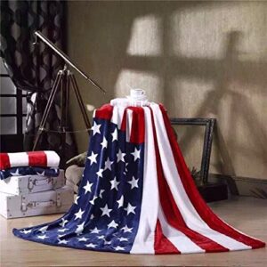 king's deal- Bed Blanket :79 inch x 59 inch Super Soft Warm Air Conditioning Throw Blanket for Bedroom Living Rooms Sofa,Oversized Travel Throw Cover Air Conditioned Room Blanket(USA Flag1)