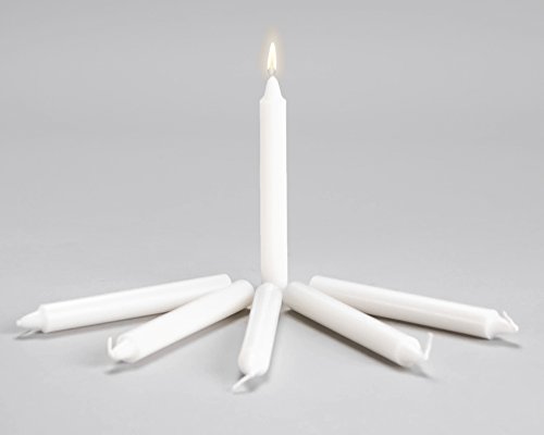 Candlelight Service Vigil Candles - Convenient for Memorial Candles, Congregational Candles, Christmas Eve Candles, Shabbat Candles (4.25" Candle, 250 Count (Pack of 1))