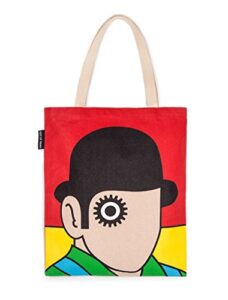 out of print a clockwork orange tote bag, 15 x 17 inches