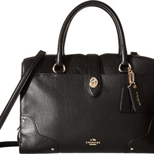 COACH Mercer 30 Satchel Li/Black One Size