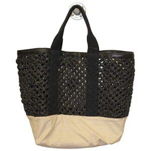 Latico Leathers Greta Womens Tote Handbag - Made From 100% Leather Handcrafted by Artisans, Black