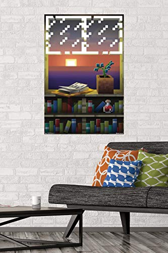 Trends International Minecraft - Window Wall Poster, 22.375" x 34", Unframed Version