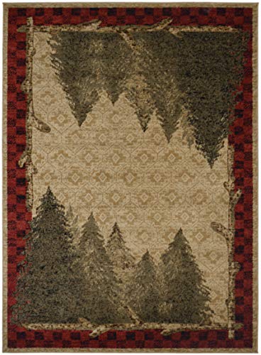 Mayberry Rugs Forest Area Rug, 5'3"x7'3", Antique