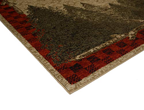 Mayberry Rugs Forest Area Rug, 5'3"x7'3", Antique