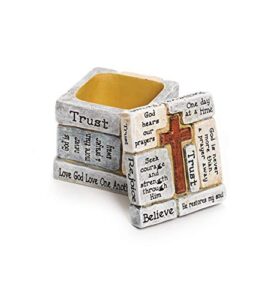 roman – giftware collection, keepsake box, 2.25″ h, resin and stone mix, home decor, adorable gift, durable, highly detailed