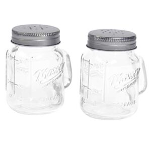 mason craft & more salt and pepper shaker, clear