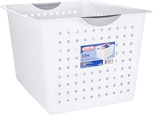 Sterilite 1628 Deep Ultra Plastic Storage Basket