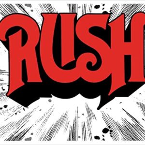 Desperate Enterprises Rush - 1974 Cover Tin Sign - Nostalgic Vintage Metal Wall Decor - Made in USA - 16" W x 12.5" H