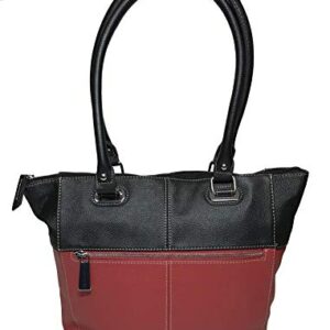 Tignanello Perfect Pockets Medium Tote, Rouge/Black