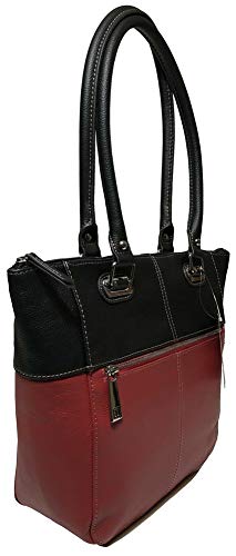 Tignanello Perfect Pockets Medium Tote, Rouge/Black