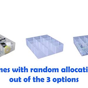 Really Useful Storage Box 35 Litre Clear with 2 x Large Dividers